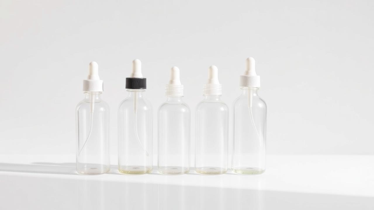 Chubby Gorilla unicorn bottle size guide: clear PET dropper bottles from small to large